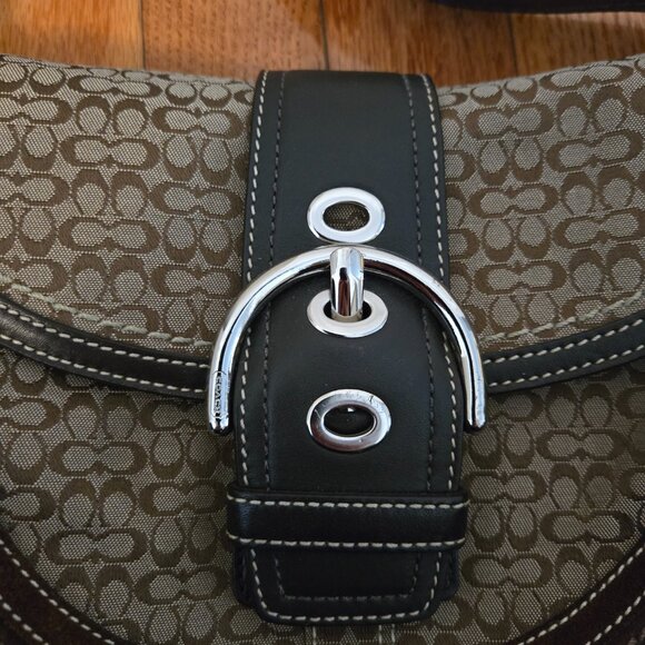 Coach Brown Suede Y2K soho shoulder bag - Picture 16 of 16